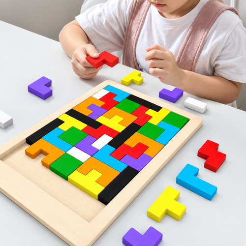 Puzzle de Madera Sensorial
