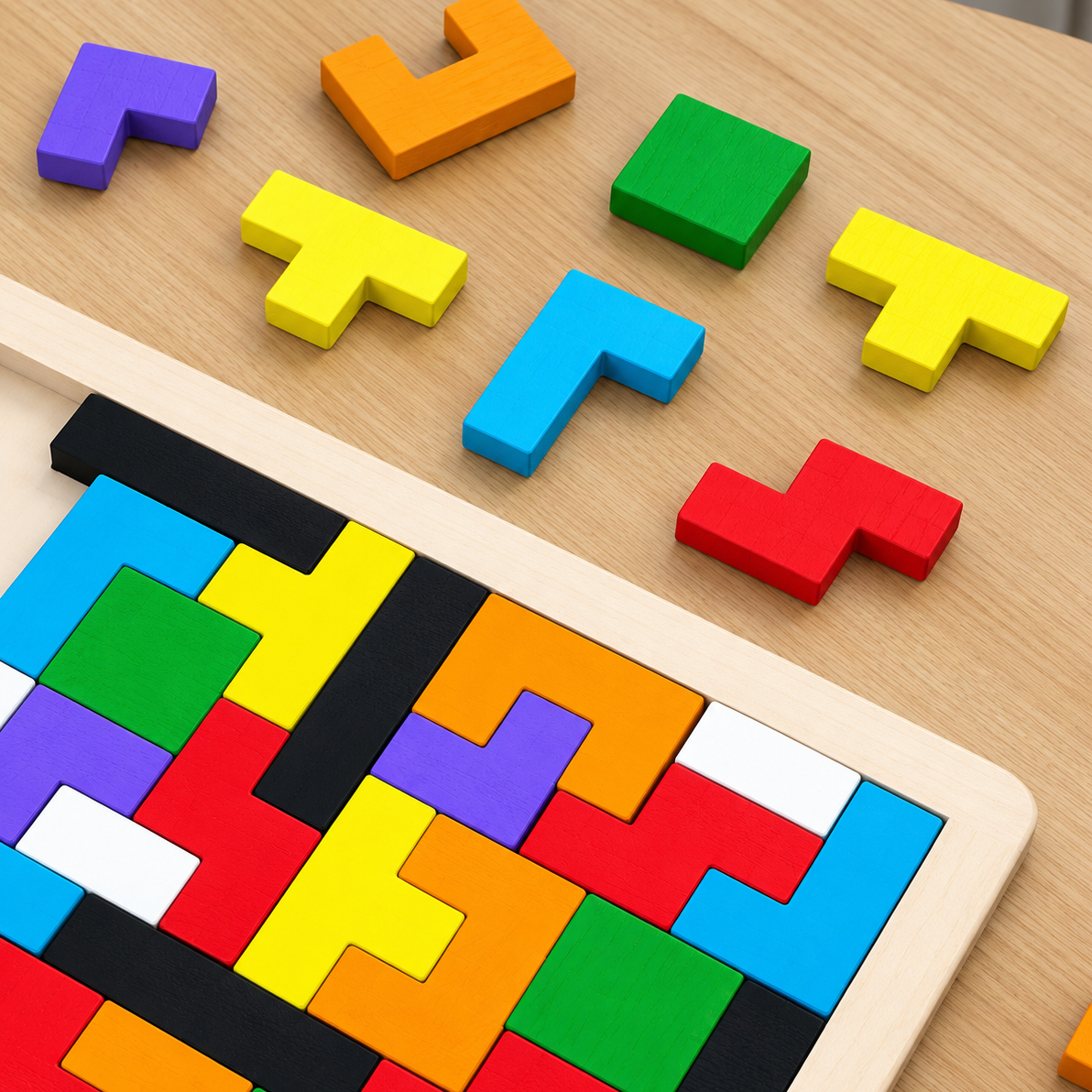 Puzzle de Madera Sensorial