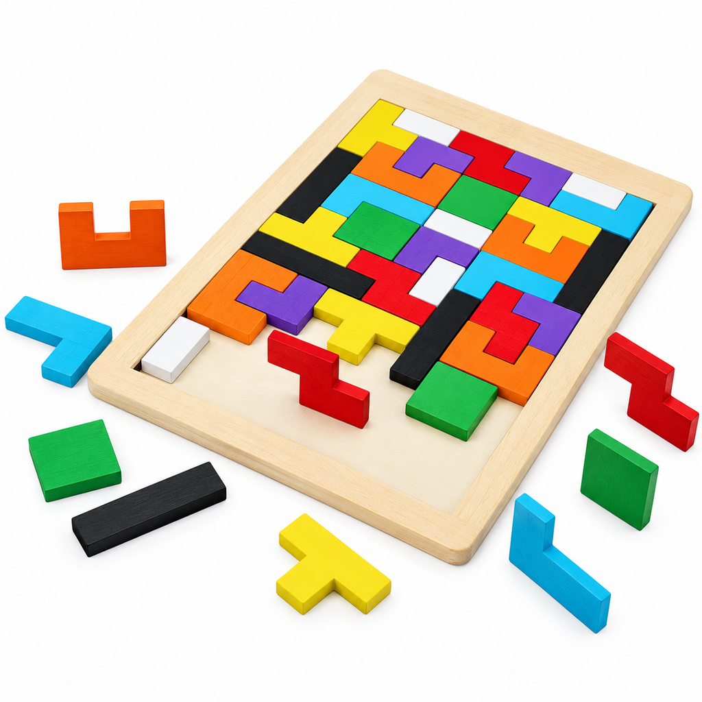 Puzzle de Madera Sensorial